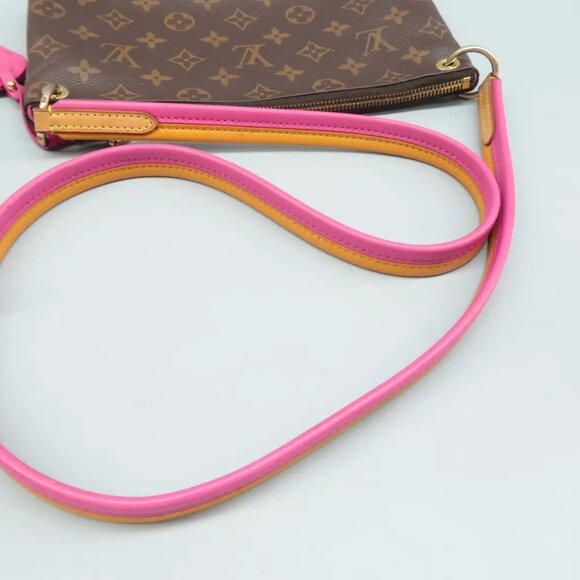 100% Authentic Louis Vuitton Lorette Brown Monogram Canvas Shoulder Bag - Picture 4 of 12